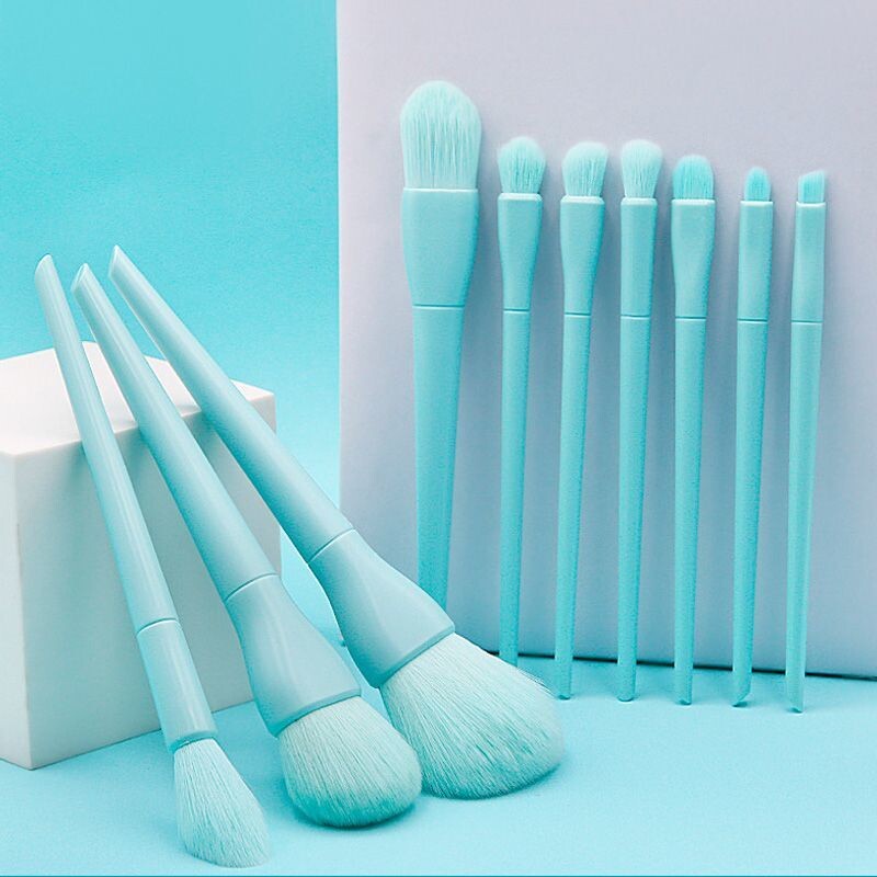 糖果10眼影化妆初学者粉底套装腮红柔软刷子粉刷工具软毛全套