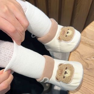 12个月到1岁步前春秋冬季 婴儿鞋 袜0 男女宝宝软底不掉学步 子鞋