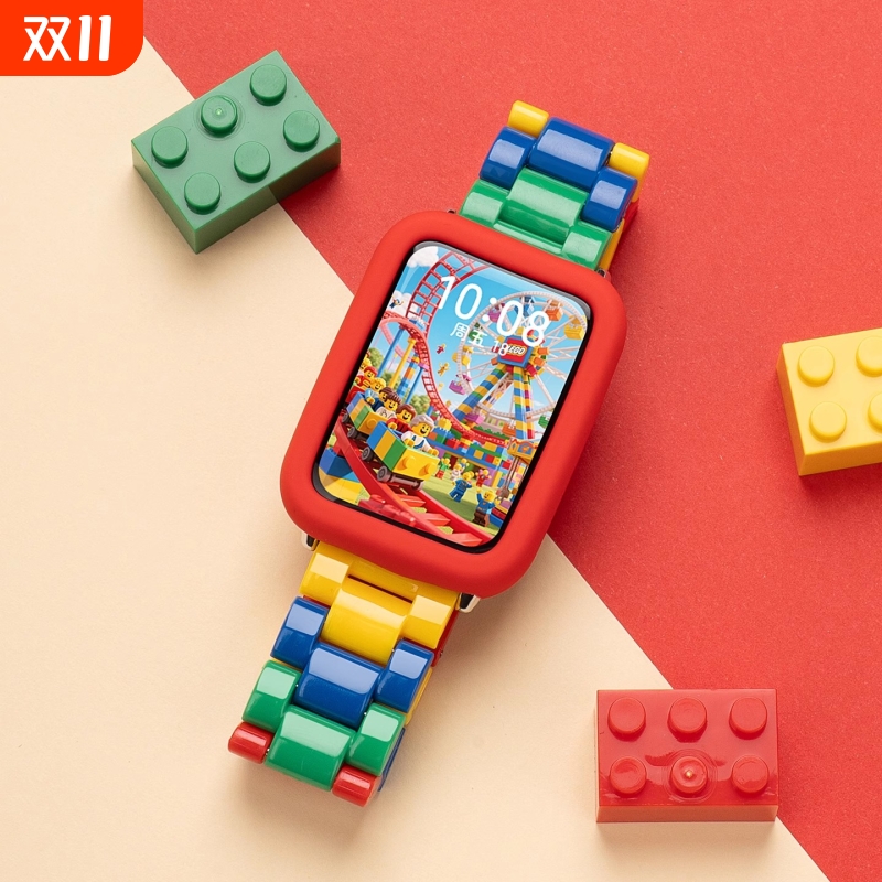 适用小米手环9pro表带新款xiaomi8pro积木7pro秋季男女生款表带红米watch5运动手表带watch4智能高级配件腕带