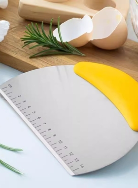 不锈钢切面刀厨房食品级家用加厚切半圆形多功能切面面团揉面