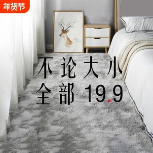 卧室地毯床边客厅毛绒ins家用长条垫电竞入户吸水楼梯防滑厨房