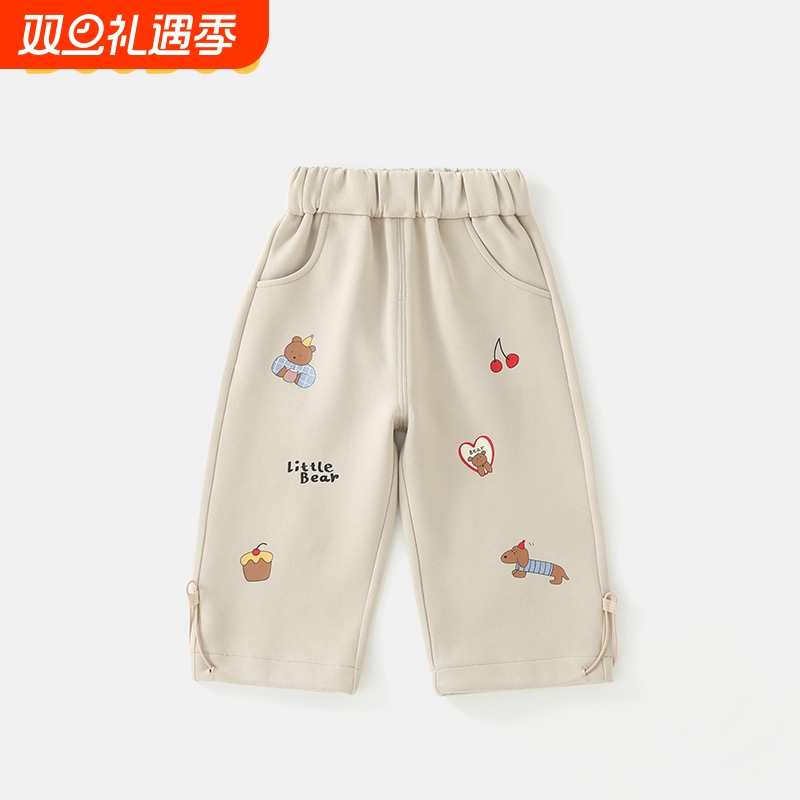 DUUDUU婴儿长裤春秋季卡通阔腿裤