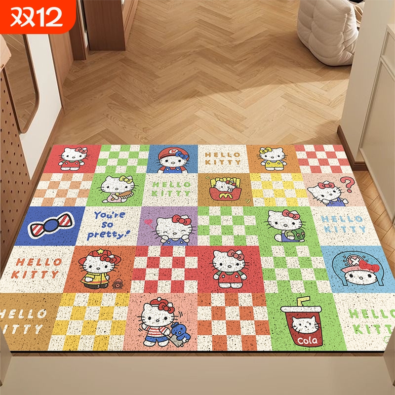 丝圈入户门地垫刮沙除尘不卡门缝