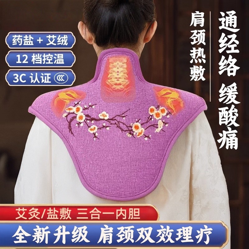 护肩颈热敷包盐袋电加热颈椎肩膀海盐粗盐艾灸艾草理疗袋子神器