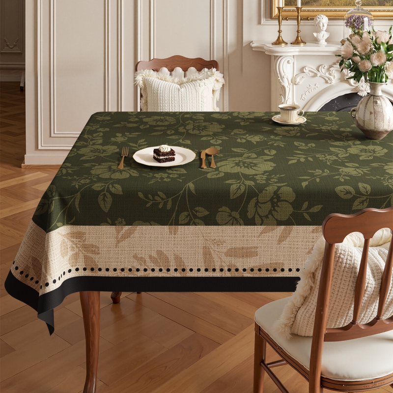 2025年新款桌布防水防油免洗餐桌垫轻奢高级感茶几桌面保护垫防烫