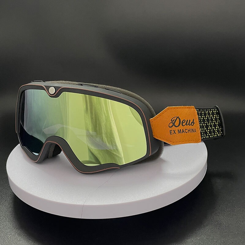 现货复古风镜摩托车护目镜户外运动赛车骑行头盔风镜骑行眼镜