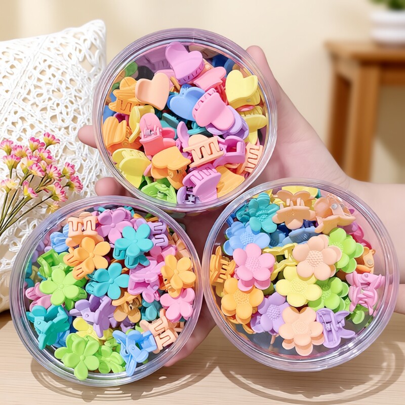 可爱婴儿童抓夹宝宝迷你小发抓发卡女童头花碎发夹子头饰发饰小花