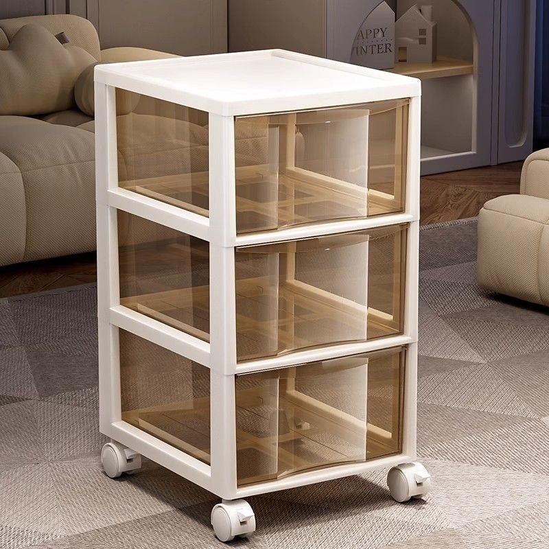 抽屉式收纳柜办公室桌面多层储物柜学生桌下可移动文具夹缝架子,收纳整理,收纳柜,淘宝优惠券,粉丝福利购,淘宝优惠卷