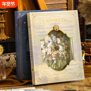 复古镂空卡册追星收纳卡片收集册高颜值ins风3寸小卡收纳册a5相册一四宫格活页内页明信片贴纸拍立得相册本