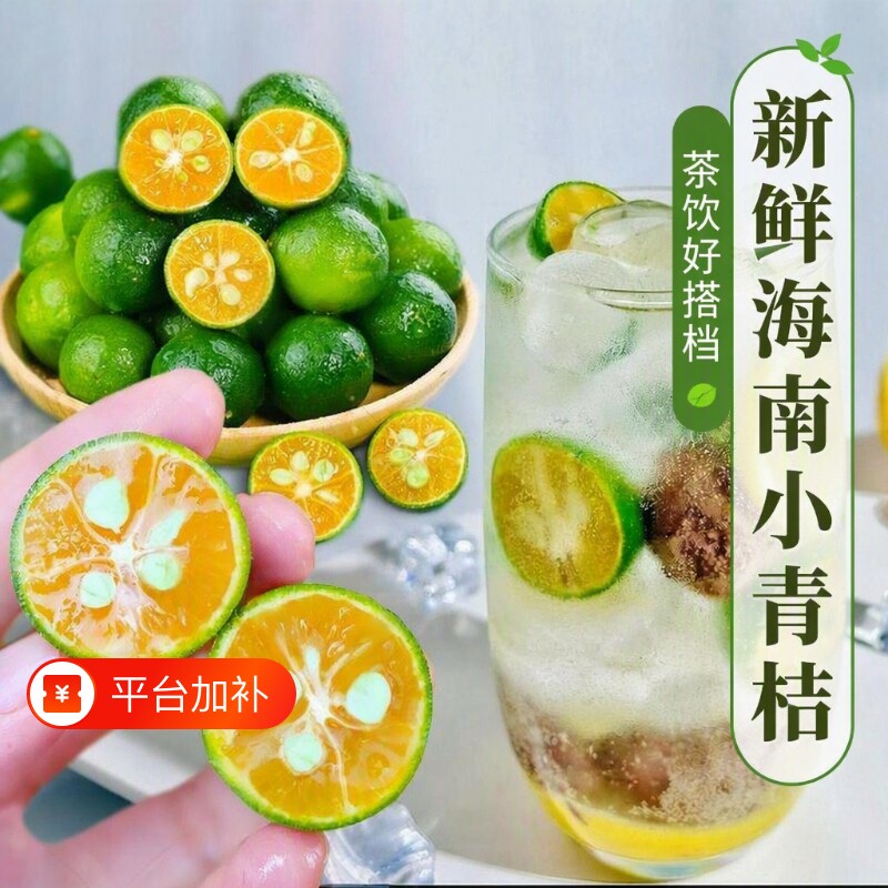 海南青金桔新鲜小青桔水果柠檬奶茶店皮薄酸小青柠鲜果桔金橘现摘