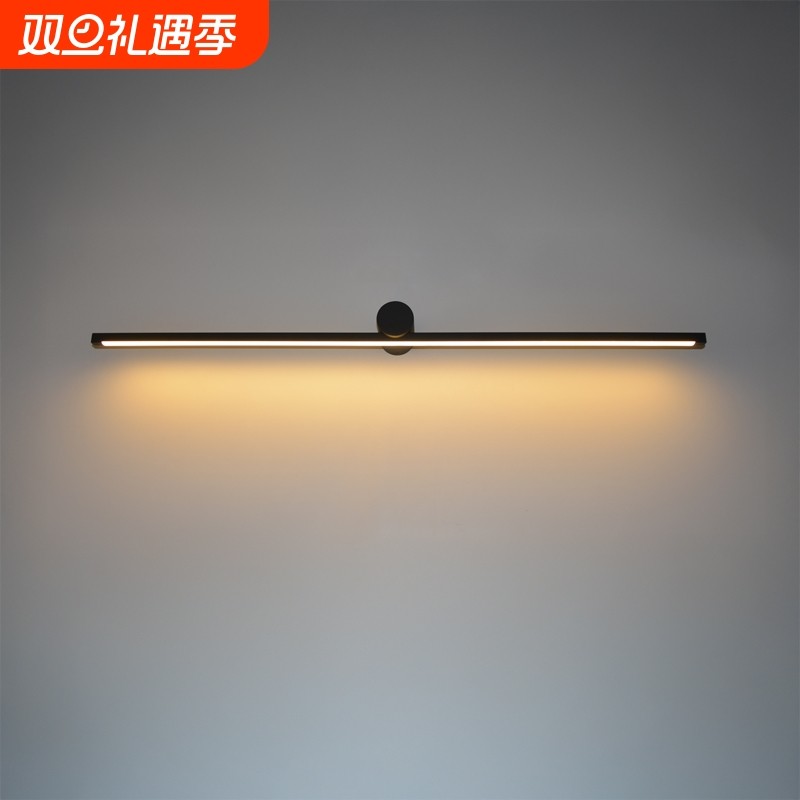 大尺寸LED长条壁画灯简约现代镜前走廊过道背景墙设计师床头壁灯