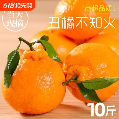 四川不知火丑橘水果新鲜整箱9当季斤桔子耙耙粑粑斤丑柑橘子现摘