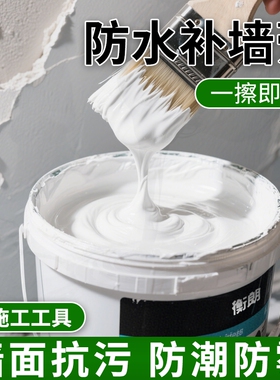 防水补墙膏墙壁修复膏白墙防潮防霉乳胶漆白色家用腻子墙面修补膏