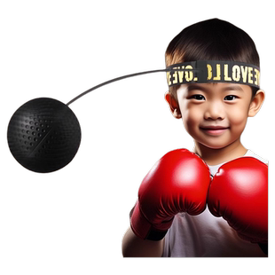 头戴式拳击反应球儿童专注力训练球解压成人健身回弹球锻炼速度