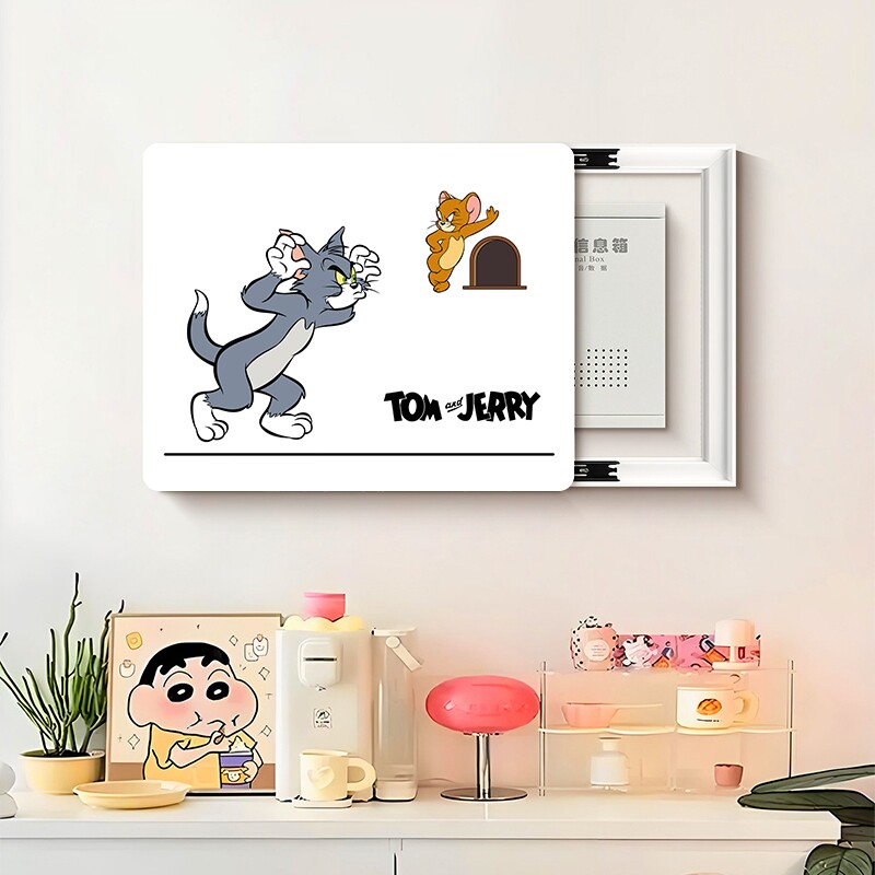 电表箱装饰画2026新款遮挡多媒体盖板弱电箱信号箱电闸挂画免打孔