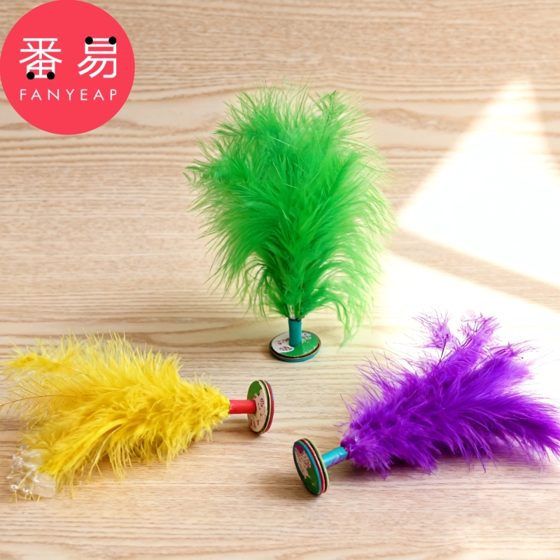 毽子D1vl001-儿童健身训练花毽耐踢毛键子毽球小学生羽毛键子