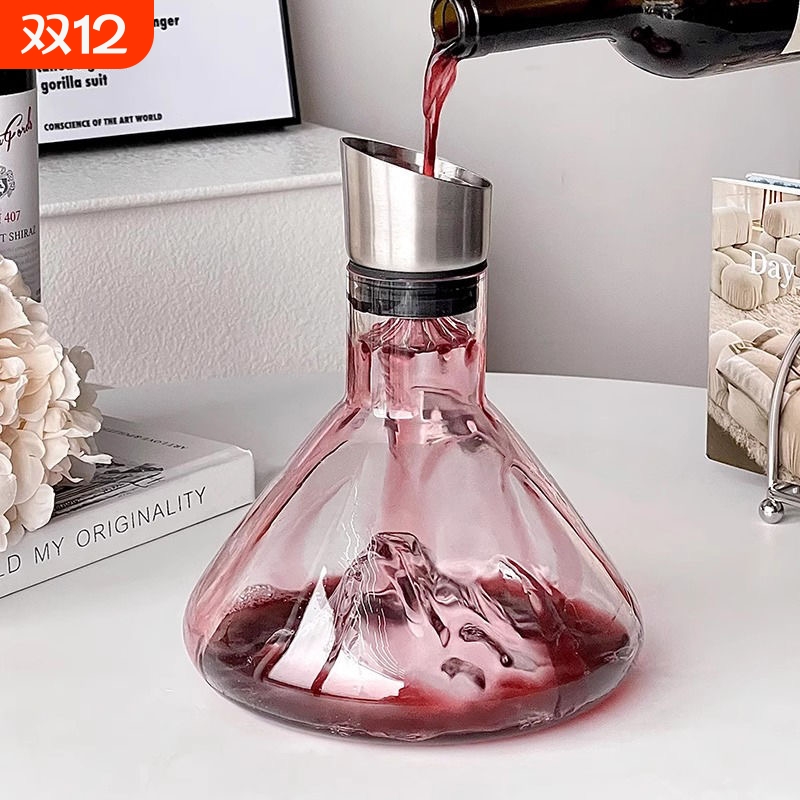 醒酒器红酒杯家用套装高端醒酒瓶高颜值葡萄酒分酒器壶高级感商用