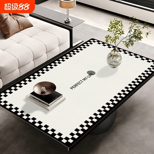 轻奢高级感茶几垫子茶几布桌布客厅免洗防水防油餐桌垫防烫家用厚