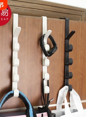 门后挂钩A1pn0-塑料挂钩衣帽钩门衣架卧室门上免打孔门背式收纳