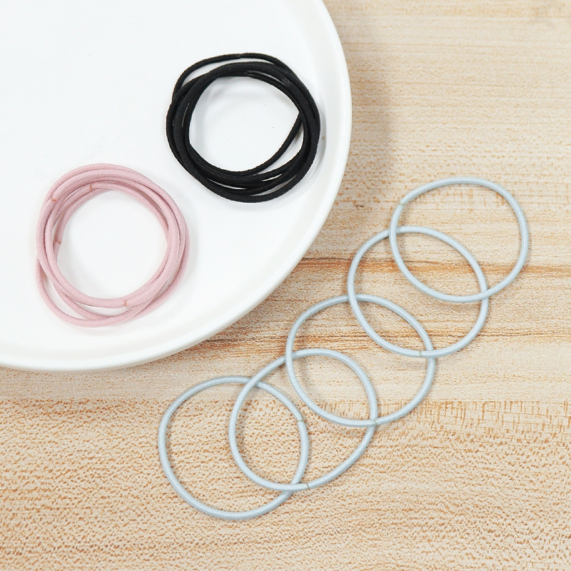 T细发圈A1pl001-简约头绳少女扎头发橡皮筋发圈基础细发绳头饰