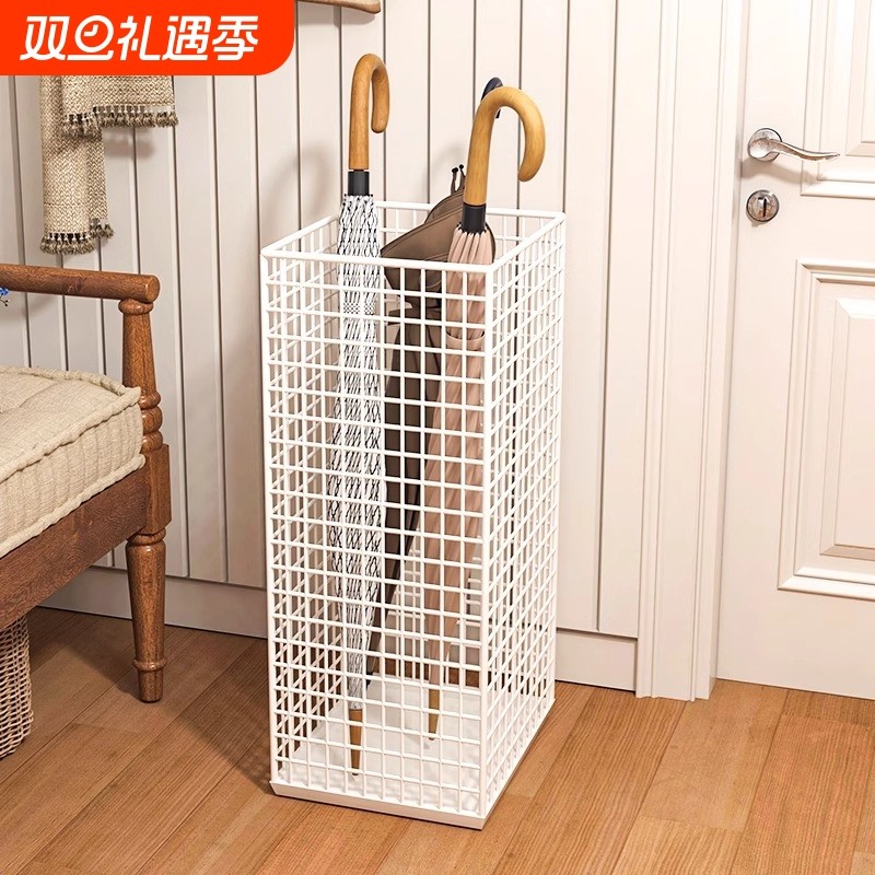 雨伞收纳架雨伞桶家用门口放伞架子商用挂伞沥水伞架置物架大容量