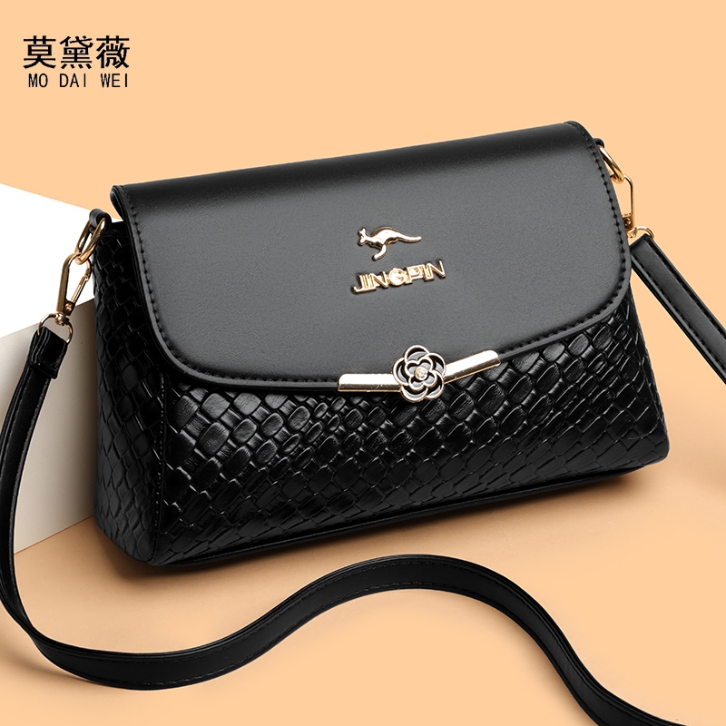 莫黛薇斜挎包女包2025时尚新款中年妈妈包大容量女士软皮单肩包
