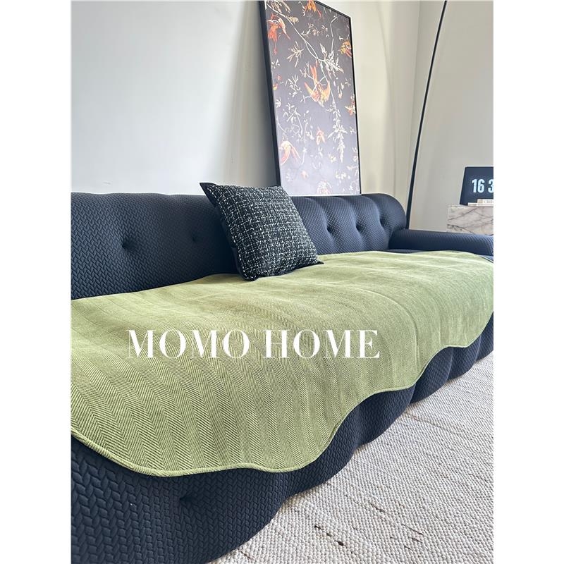 MOMO HOME家居不规则异形沙发垫四季通用现代轻奢网红豆