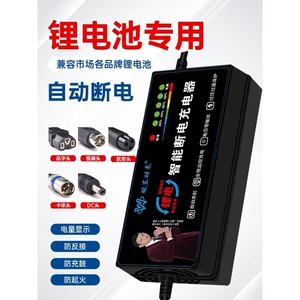 雅迪锂电池电瓶车充电器48v2a60v36v72v3a电动车智能代驾车数显