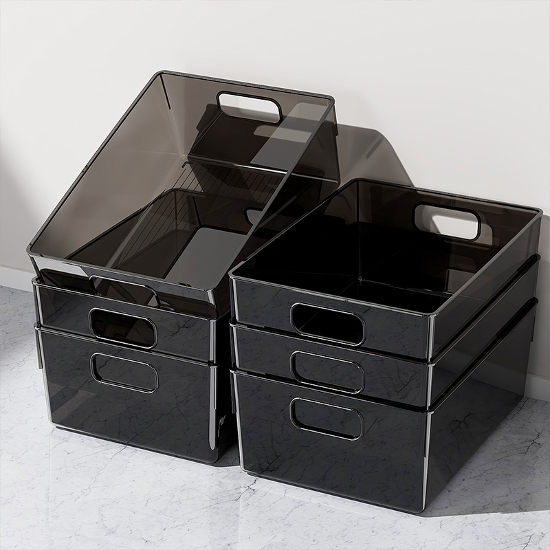 亚克力桌面杂物零食书本收纳盒