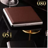 Ультратонкий металлический мужской портативный портсигар, простой и элегантный дизайн, подарок на день рождения