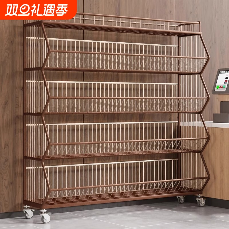 超市零食货架陈列架便利店药店置物架饮料商品多层展示架理货神器