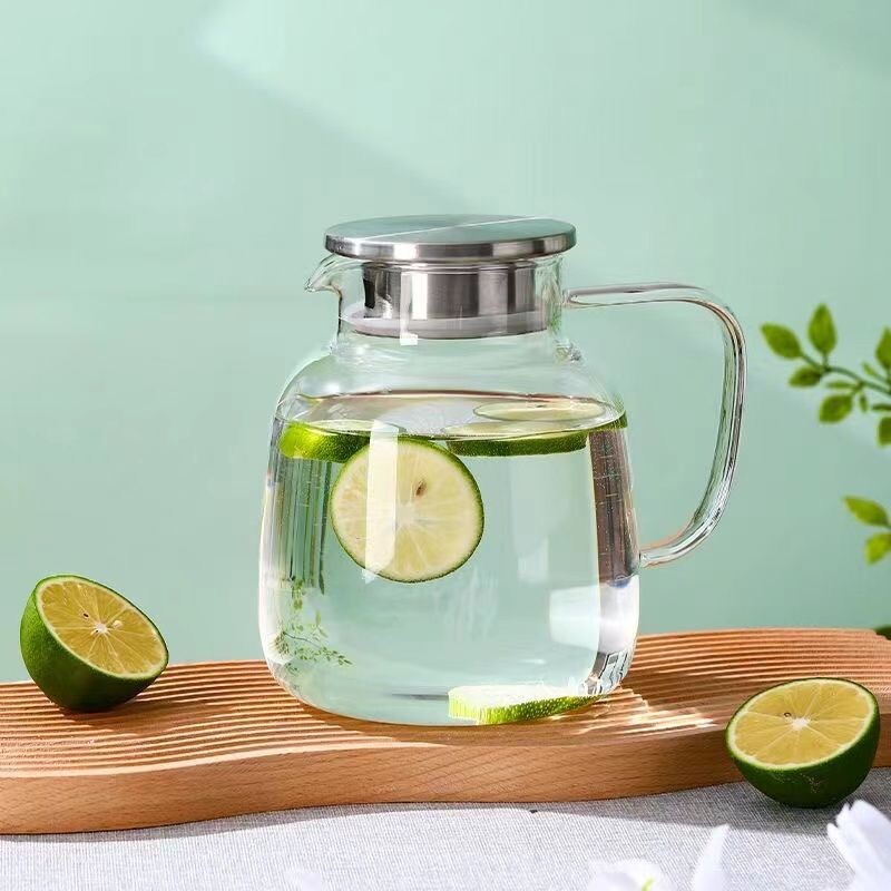 家用耐高温冷水壶大容量玻璃凉水壶开水杯客厅装水扎壶冷泡茶壶