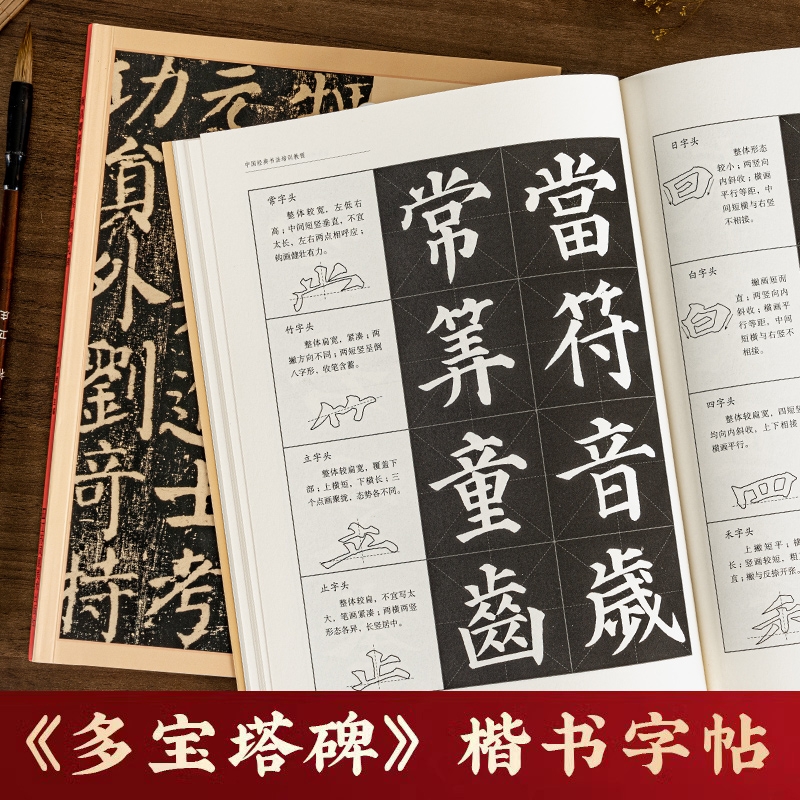 颜真卿多宝塔碑楷书临摹帖