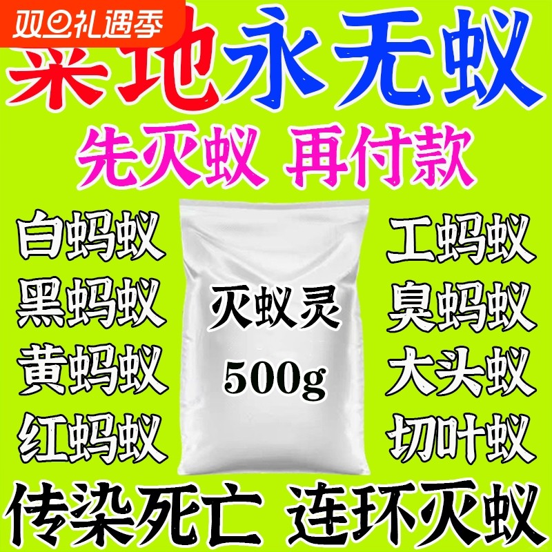 蚂蚁药农用菜地无毒一窝端白蚁防治专用药强效毁巢灵特效灭蚁粉剂