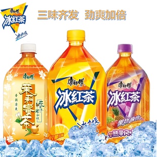 康师傅饮品茶饮料1L大瓶冰红茶蜜茶多口味混合发货