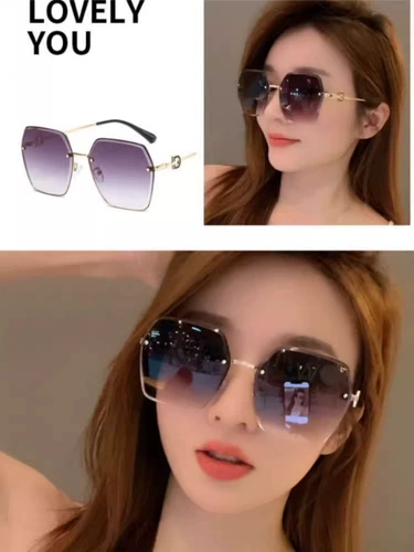 Солнцезащитные очки на солнечной энергии, популярно в интернете, защита от ультрафиолета, изысканный стиль, градиент