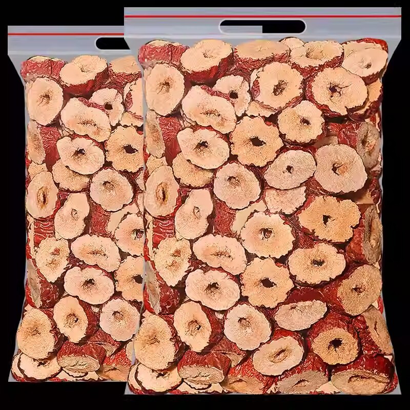 红枣干酥脆香甜新疆若羌灰枣片无核烤红枣圈干吃泡茶零食