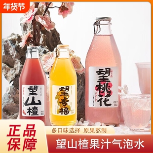 好望水望桃花望杏福果汁气泡水望山楂饮料300ml实惠订婚宴送礼