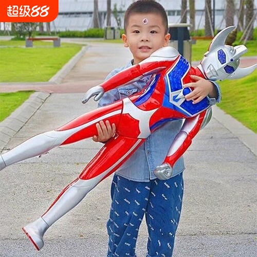 超大号迪迦超人玩具套装声光