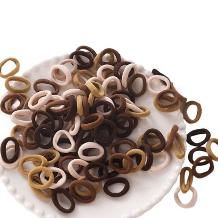 儿童皮筋发圈不伤发高弹力女童扎头马尾发绳小女孩可爱拇指圈头绳