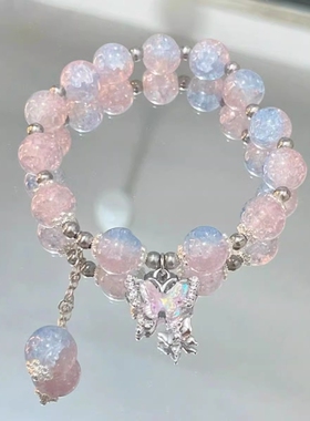 小桃花串珠手链2026年新款