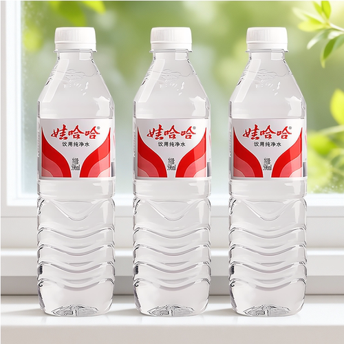 娃哈哈纯净水596ml*24瓶整箱饮用水车载办公日常家庭会议饮用水