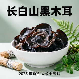 长白山主产区东北黑木耳干货特产级小碗耳秋木耳老鼠耳干山木耳