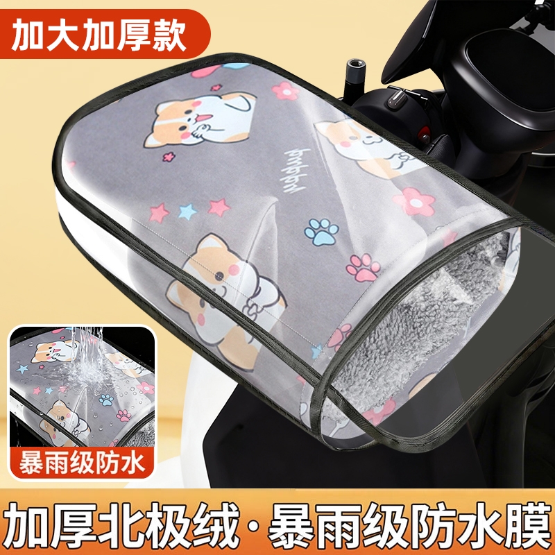 骑行防水保暖防寒护手电动车手套