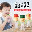 儿童宝宝便携喝水神器防呛水瓶盖矿泉水吸管盖水瓶转换嘴头帽通用