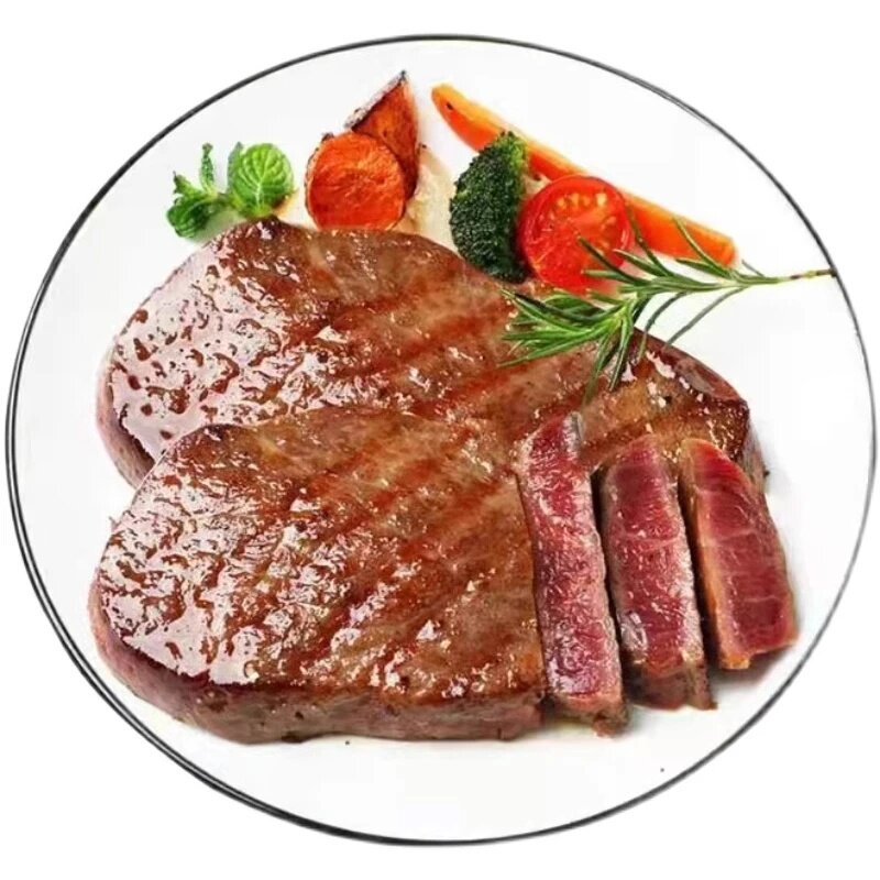 菲力牛排20片新鲜调理合成牛排肉10片黑椒儿童胡椒酱刀叉锅牛肉