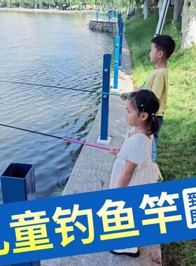 超硬新手短节溪流竿渔具套装钓鱼杆特价鱼竿玻璃钢钓鱼竿手竿超轻