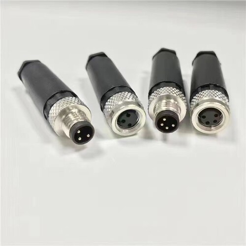 M8组装式3针4孔5B编码转接头