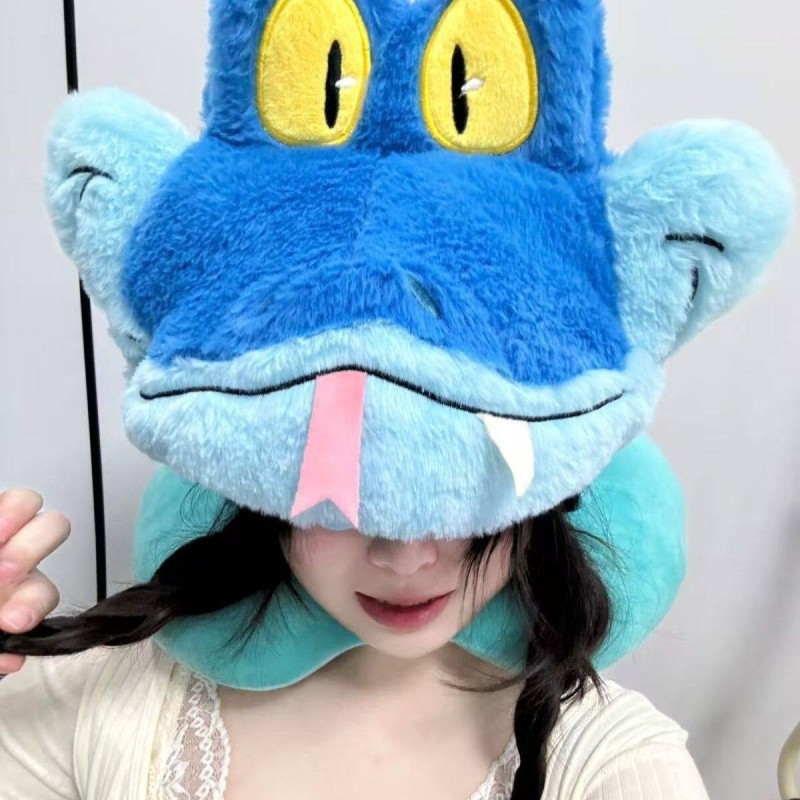 盖瑞一条蛇玩偶毛绒玩具帽子疯狂动物城2可爱连帽头套午睡u型枕头