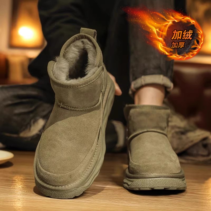 东北雪地靴男冬季加绒保暖二棉鞋